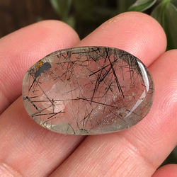 536 ブラックトルマリンクォーツ 天然石 5枚目の画像