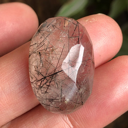 536 ブラックトルマリンクォーツ 天然石 1枚目の画像