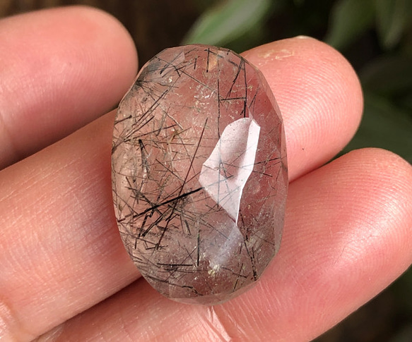 536 ブラックトルマリンクォーツ 天然石 1枚目の画像