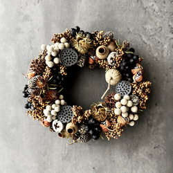 ワイルドフラワーのリース✳︎ドライフラワー【ラッピング込】母の日