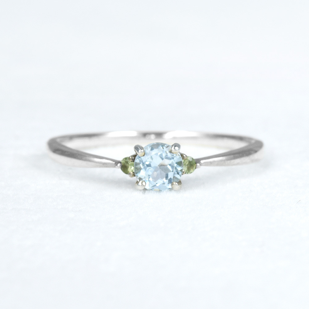 ブルートパーズ リング SV925 シルバー CH073CIBS