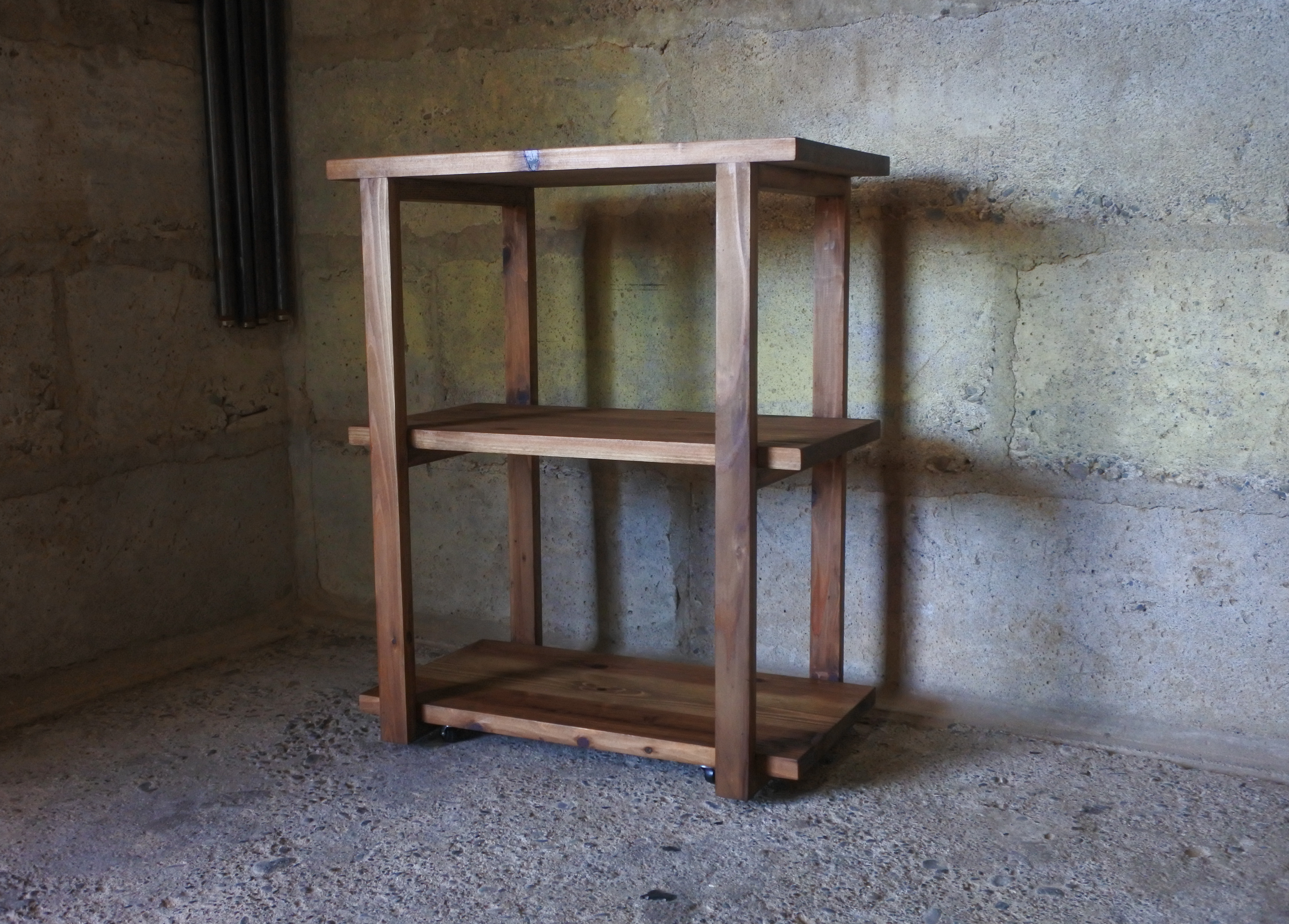 シンプルなワゴン　キッチンワゴン　キャスターワゴン【サイズオーダーご相談ください】