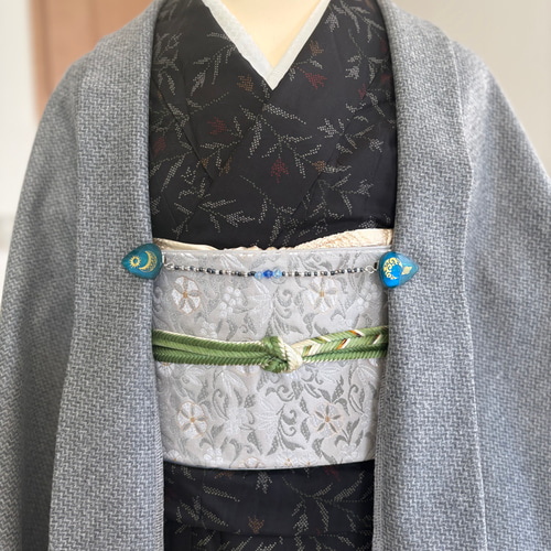 小さめ◇グレー◇モモンガコート◇マーガレットコート◇和装コート