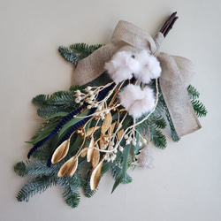 専用＊Christmas コットン フェイクスワッグ (ピンク) 専用＊Christmas コットン フェイクスワッグ (ピンク) m.jpg