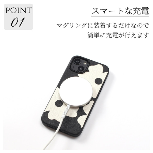 iphone ケース レザー マグセーフ対応 本革 花柄 ゴールド 女性 iphone15 ケース レザー 15Pro 15Plus 15ProMAX 本革 マグセーフ