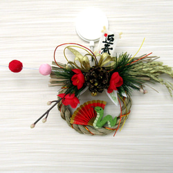 お正月リース♪No.2 ご確認用】2wayタイプお正月リース／和モダン