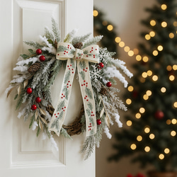 ホリデーシーズン2Wayリース（クリスマス2択＋お正月バージョン