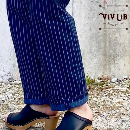 チノフィットストライプデニムパンツ〈定番ライン〉/ウォバッシュ