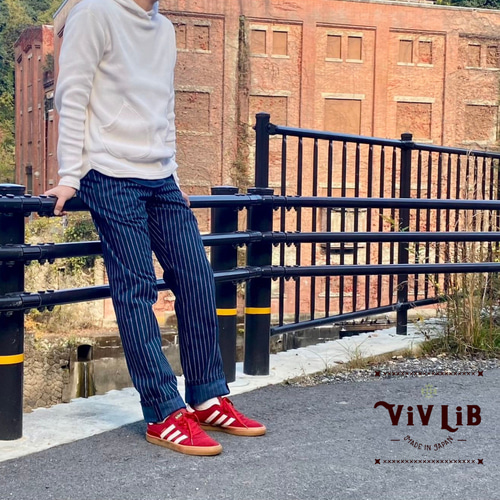 visvim ストライプデニムワークパンツ 男女兼用ウォバッシュストライプデニム/チノフィットストライプデニム