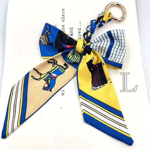 リボンスカーフ バッグスカーフ バッグチャーム リボンチャーム