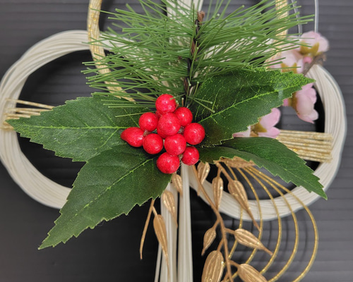 2025しめ縄 玄関飾り お正月飾り しめ縄リース しめ縄・しめ飾り るな