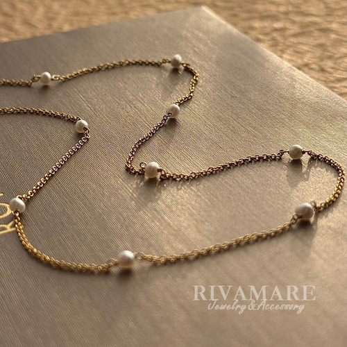 人気のパール重ね付け バロックパール 淡水極小パールAAA ステーション