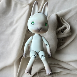 お鼻とお耳の先が茶色いうさぎドール その他人形 ケモミミ本舗 通販