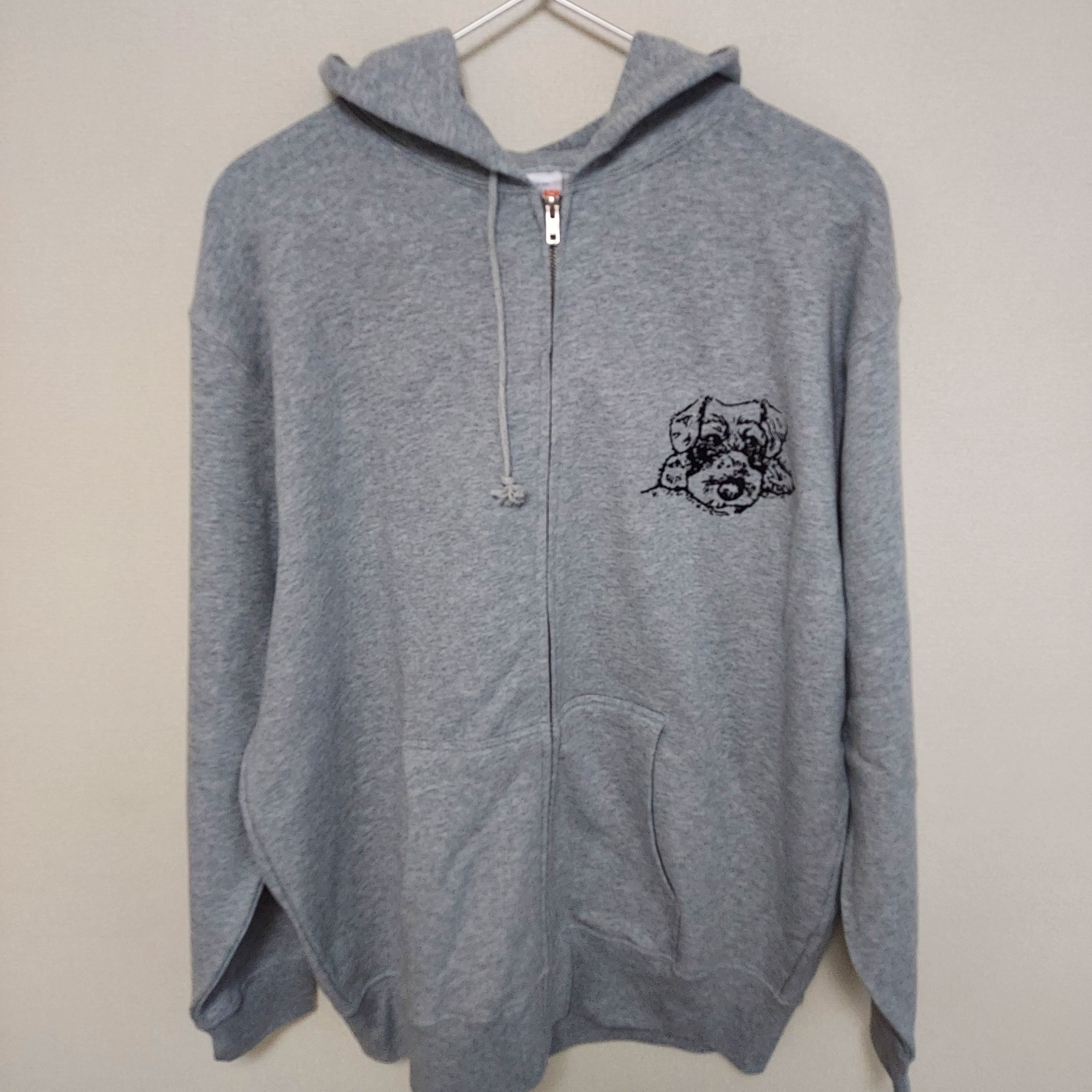 シュナウザー　ジップパーカー アジリティ