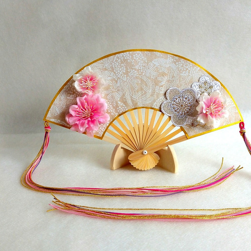 扇飾り【桃の節句・雛祭り】 ひな人形・雛飾り 文鳥 通販 18616617