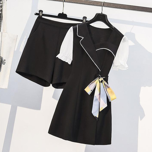 大きいサイズ レディース セットアップ　トップス　ショートパンツ　春夏 秋 新品 大きいサイズ レディース 春 夏 セットアップ トップス ショート