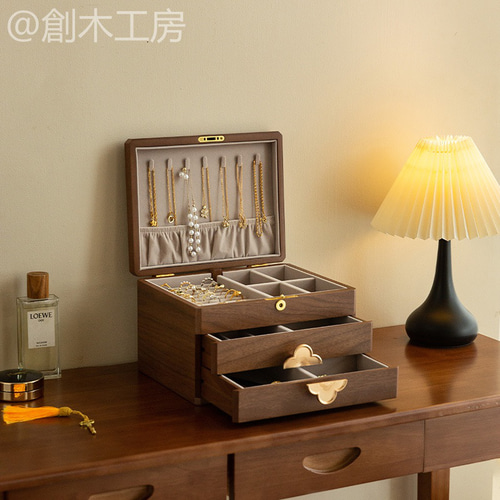 鏡中に舞う蝶 ジュエリーボックス アクセサリー収納 小物入れケース