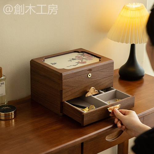 鏡中に舞う蝶 ジュエリーボックス アクセサリー収納 小物入れケース