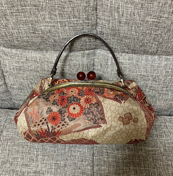アンズルーム☆ハンドメイド☆コロンと可愛い がま口 バッグ