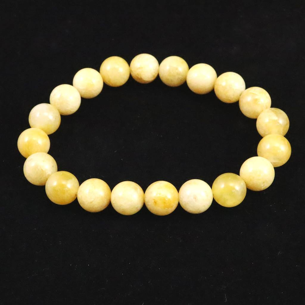 静岡水晶　イエロー 10mmブレスレット　SAグレード 30.1g   #10915