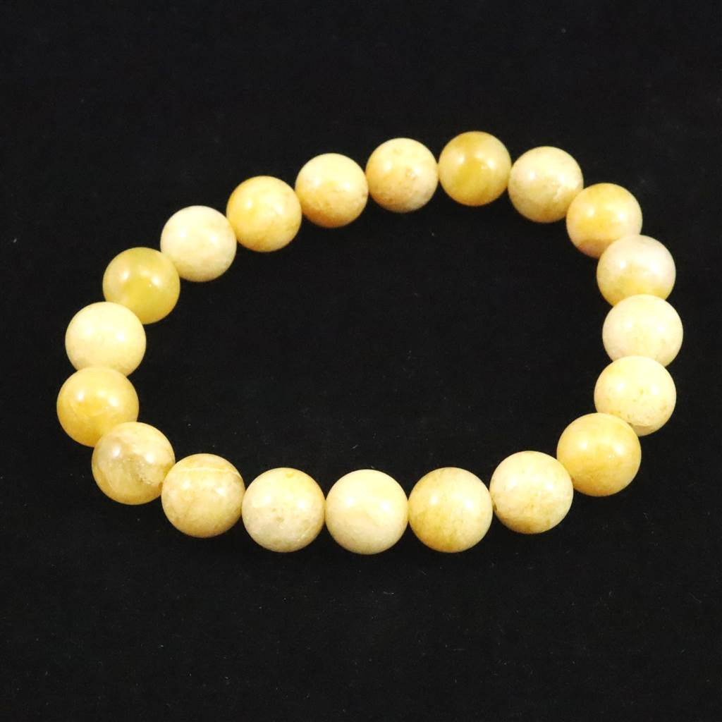 静岡水晶　イエロー 10mmブレスレット　SAグレード 30.1g   #10915