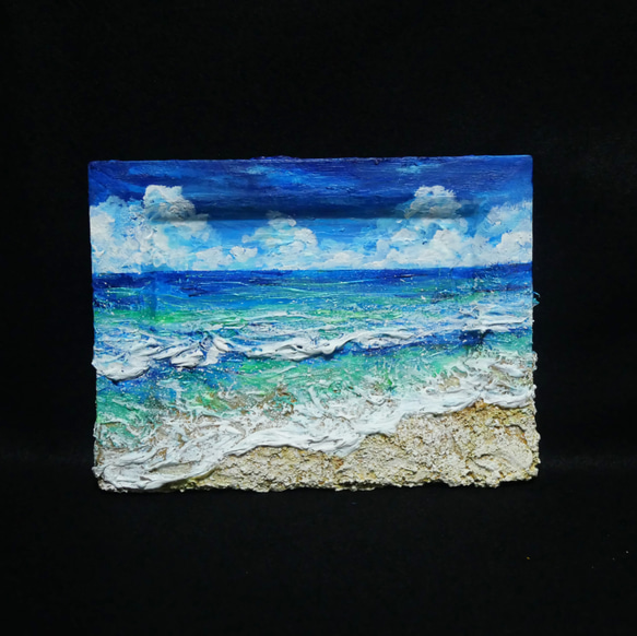 油絵 油彩 油彩画 絵 絵画 【真夏の海】
