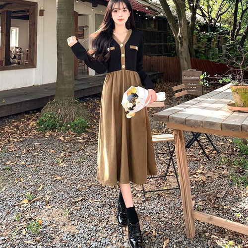 大きいサイズ レディース ワンピース　シアー　異素材　春夏 秋 新品 長袖 大きいサイズ レディース ワンピースシアー異素材春夏 秋 新品 長袖