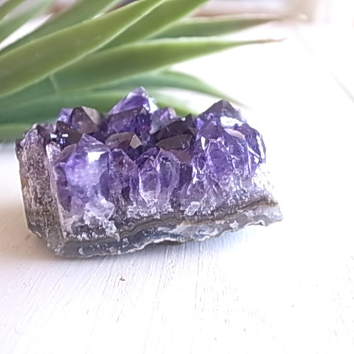 ウルグアイ産アメジスト クラスター 高品質 64g 天然石 宙と