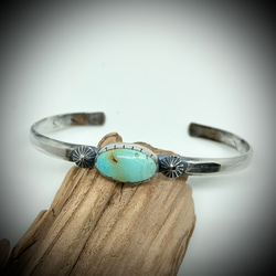 カンピトス ターコイズ トルコ石 シルバーバングル ブレスレット