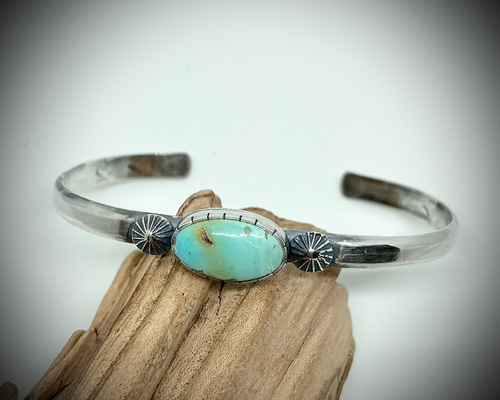 カンピトス ターコイズ トルコ石 シルバーバングル ブレスレット