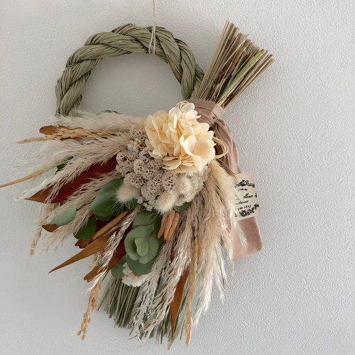 2025お正月飾り*しめ縄リース 2025 new year decoration⁂お正月飾りしめ縄飾り