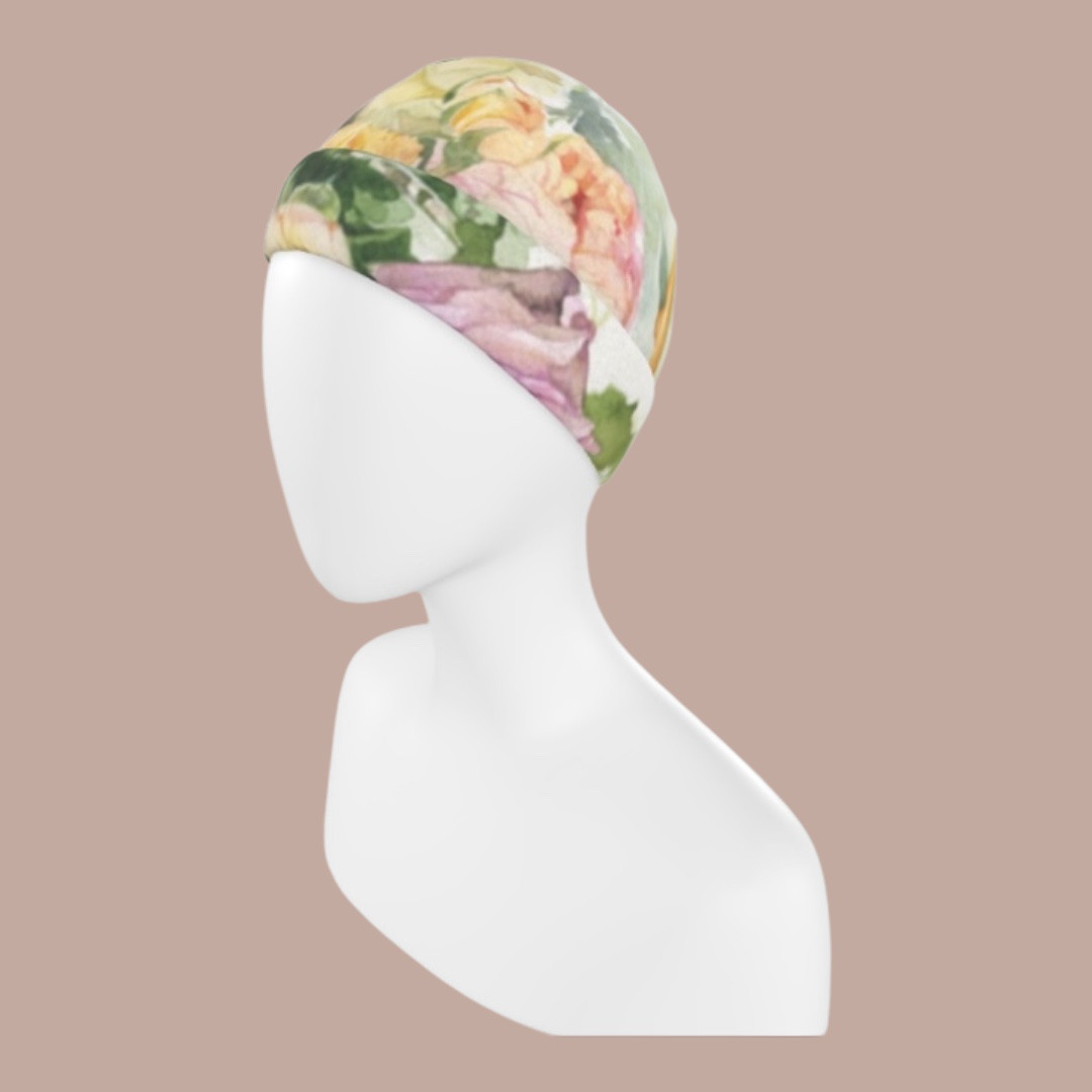 薔薇と木苺　ビーニー帽