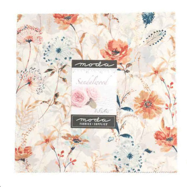 「Sandalwood」レイヤーケーキ moda 生地 カットクロス　 3 Sisters