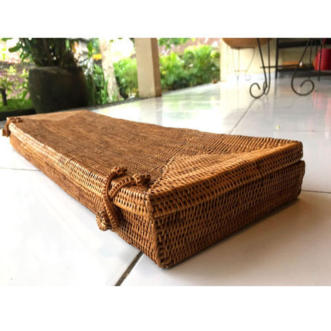 アジアン雑貨　アタ製品　ロングスリム　ボックス　1702-2