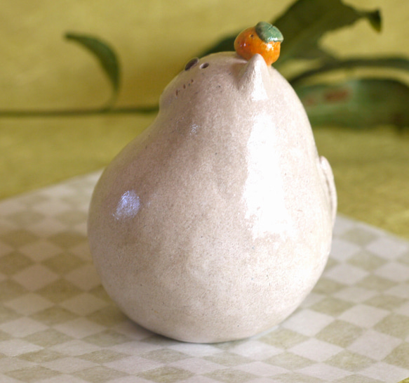 ニャンコの鏡餅風置物 8枚目の画像