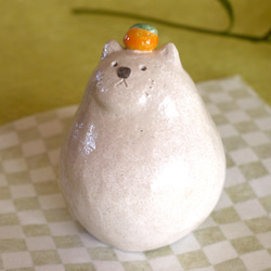 ニャンコの鏡餅風置物 6枚目の画像