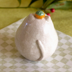 ニャンコの鏡餅風置物 10枚目の画像
