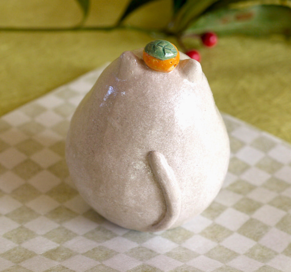 ニャンコの鏡餅風置物 10枚目の画像