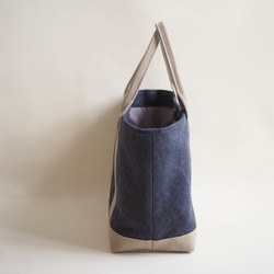 ＊受注制作＊色合わせお好み　しかくトート carre(カレ) 8枚目の画像