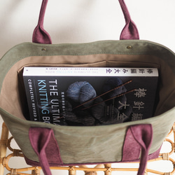 ＊受注制作＊色合わせお好み　しかくトート carre(カレ) 11枚目の画像