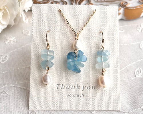【話題:水中OK:色あせなし】AVARIA Marianne ネックレス K10アクアマリンネックレス｜ネックレス｜ノジェス 公式