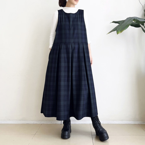 本日まで！タータンチェックレッスンジャンパースカート Angelic Pretty - 本日まで！タータンチェックレッスン