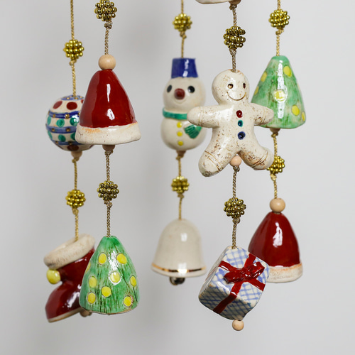 つるし飾り -クリスマス- モビール ヤキモノノカザリ 通販 18620215