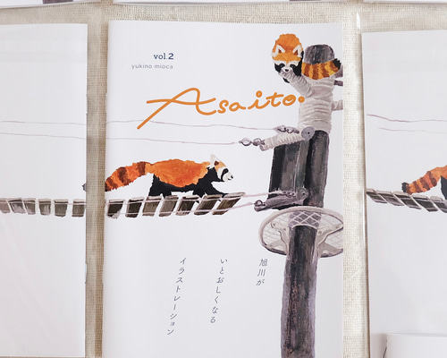 zine Asaito vol.2 旭川がいとおしくなるイラストレーション ZINE