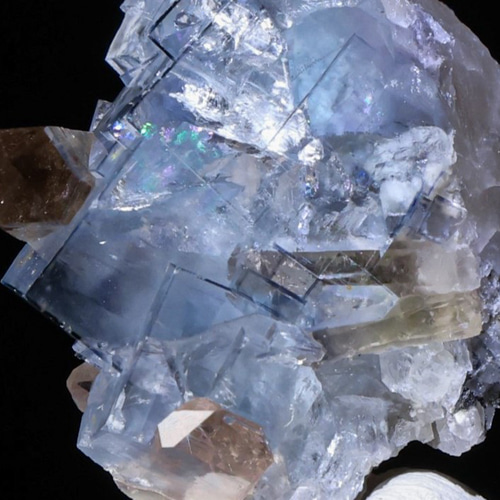 貴重共生インテリア☆ スモーキークォーツ ウルフラマイト（Wolframite