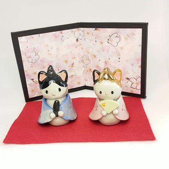 猫雛(黒ハチワレ+三毛)お雛様 桃の節句 ネコ雛 ひな人形 雛まつり ひな人形・雛飾り にくきゅう次郎 通販|Creema(クリーマ) 18620472 猫雛(黒ハチワレ+三毛)お雛様 桃の節句 ネコ雛 ひな人形 雛まつり ひな人形・雛飾り にくきゅう次郎 通販|Creema(クリーマ) 18620472