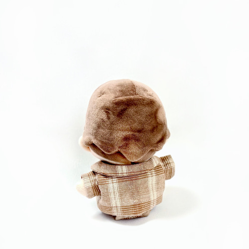 ちびぬいちゃんの服  確認用 ∞ちびぬい］ジャケット+パンツset・チェック柄 ぬいぐるみ