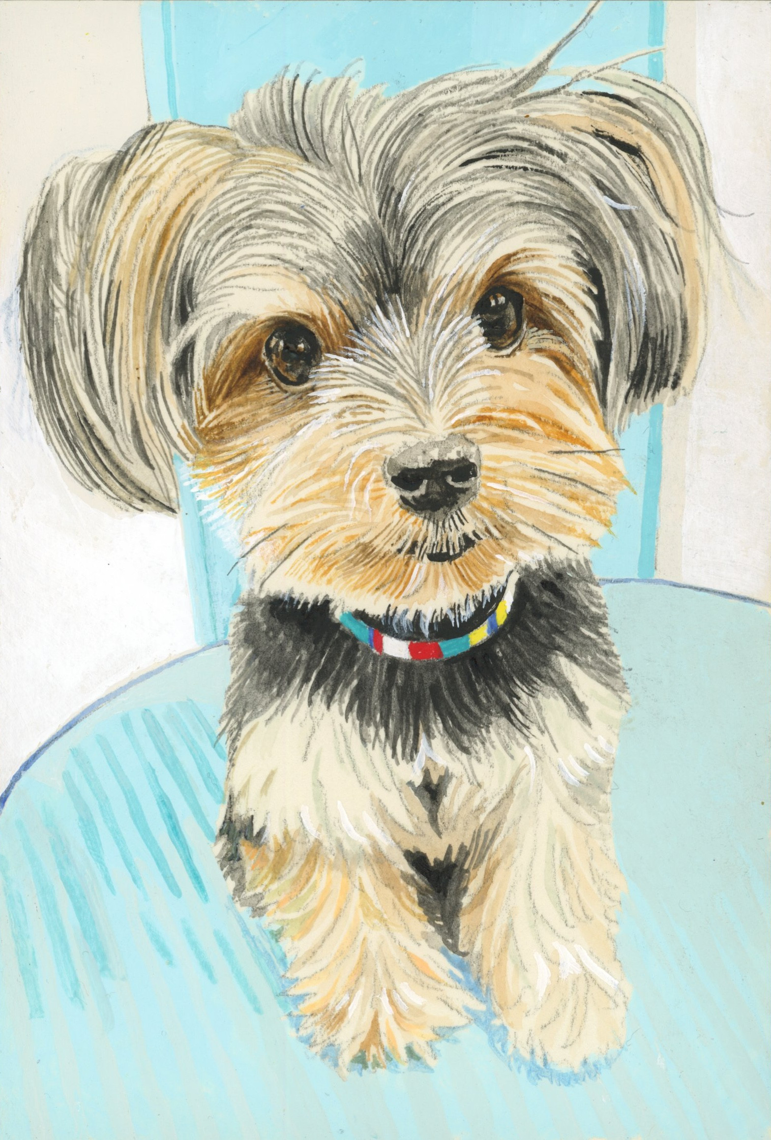 本格手描きオーダーメイド絵画【ペットのわんちゃんねこちゃん描きます】※期間限定値下げ中 7,200円