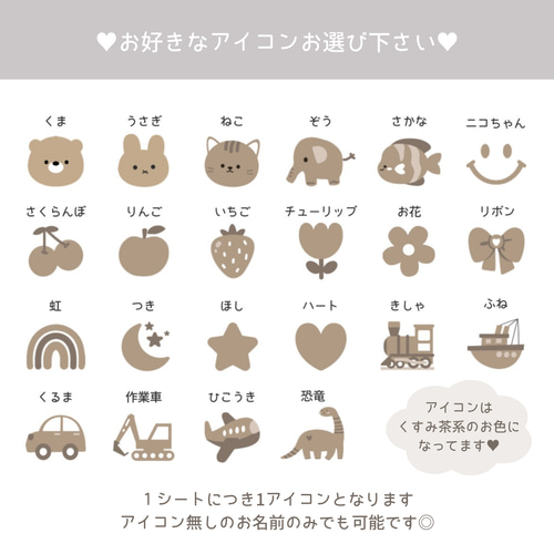 名前シール ネームシール ノンアイロンシール アイロンシール