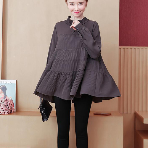 tobechic大きいサイズ44♥︎フリルたチュニック｜美品tobechic大きい